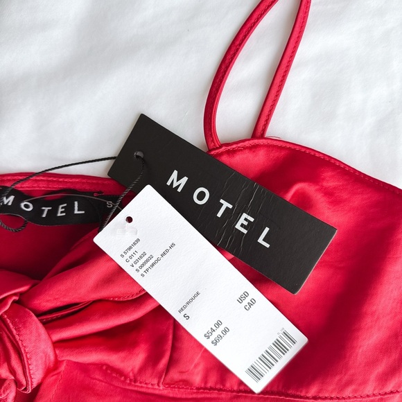 NWT ❤️ Motel Roce Tie-Front Cami - Size Small - Picture 3 of 6